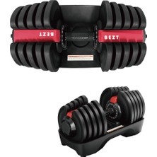 Bezt Premium Sports Ayarlanabilir Dambıl seti 40KG (Kırmızı)