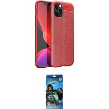 Teknoparkx Ieg™ Iphone 12 Pro Max Kılıf Doruk Klasik Özel Seri - Siyah 34D Izgaralı Cam Tknprk-Tkaks3