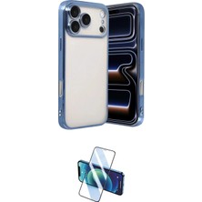 Teknoparkx Ieg™ Iphone 17 Pro Kılıf Vadi Minimal - Siyah 3D Antistatik Seramik Nano Ekran Koruyucu Tknprk