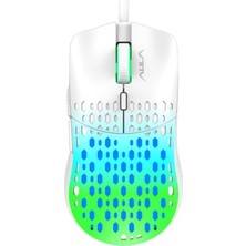 Aula S11 Pro 3600DPI Rgb Optik Gaming Mouse Yeşil