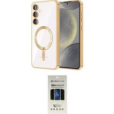 Teknoparkx Ieg™ Galaxy S23 Plus Kılıf Nova Işık Özel Seri - Siyah 5d Hayalet Cam Ekran Koruyucu Tknprk-