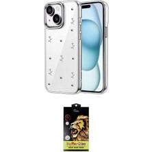 Teknoparkx Ieg™ Iphone 14 Kılıf Yörünge Form - Siyah Buffer Cam Ekran Koruyucu Tknprk-Tkaks3
