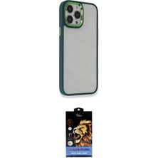 Teknoparkx Ieg™ Iphone 14 Pro Kılıf Eksen Doku Prime - Siyah Buffer Hayalet Cam Ekran Koruyucu Tknprk-Tka