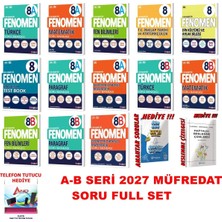 Fenomen Yayıncılık 8.sınıf Lgs 2027 Müfredat A-B Seri Soru Bankası Mega Set Fenomen