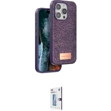 Teknoparkx Ieg™ Iphone 15 Pro Max Kılıf Vadi Klasik Serisi - Siyah Bilvis 0.18MM Plus Cam Ekran Koruyucu