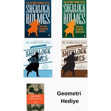 Everest Yayınları Sir Arthur Conan Doyle 4 Kitap Seti + Geometri Hediye