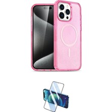 Teknoparkx Ieg™ Iphone 14 Pro Kılıf Eksen Doku Koleksiyonu - Siyah 3D Antistatik Cam Ekran Koruyucu Tknpr