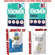 Fenomen Yayıncılık 2026-2027 Müfredat Lgs 8. Sınıf Türkçe A ve B Seri Soru Bankası Set Fenomen