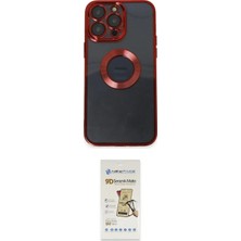 Teknoparkx Ieg™ Iphone 14 Pro Max Kılıf Pusula Form - Siyah Mat Seramik Nano Ekran Koruyucu Tknprk-Tkaks3