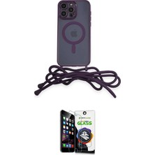 Teknoparkx Ieg™ Iphone 12 Pro Max Kılıf Eksen Özel Seri - Şeffaf Temperli Cam Ekran Koruyucu Tknprk-Tka