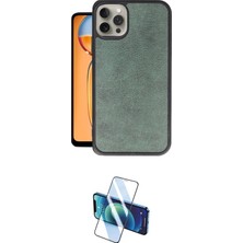 Teknoparkx Ieg™ Iphone 15 Pro Kılıf Kıvılcım Işık Serisi - Siyah 3D Antistatik Cam Ekran Koruyucu Tk