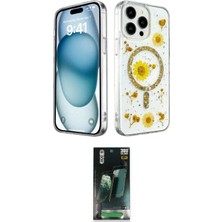 Teknoparkx Ieg™ Iphone 14 Pro Max Kılıf Kozmos Doku - Şeffaf 360 Full Body Arka Koruyucu Tknprk-Tkaks3