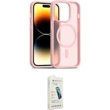 Teknoparkx Ieg™ Iphone 14 Pro Kılıf Siluet Minimal Prime - Şeffaf Pasifik Cam Ekran Koruyucu Tknprk-Tkak