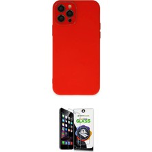 Teknoparkx Ieg™ Iphone 12 Pro Max Kılıf Çekirdek Modern Serisi - Şeffaf Temperli Cam Ekran Koruyucu Tkn