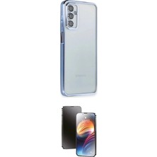Teknoparkx Ieg™ Galaxy M23 Kılıf Vadi Minimal - Siyah 3D Antistatik Mat Seramik Nano Ekran Koruyucu Tknprk