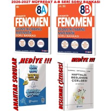 Fenomen Yayıncılık 2026-2027 Müfredat Lgs 8.sınıf Geometri Tabanlı Matematik A-B Soru Seti