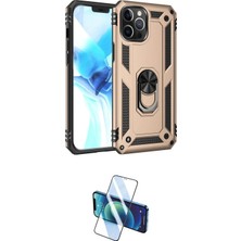 Teknoparkx Ieg™ Iphone 12 Pro Max Kılıf Ahenk Klasik Koleksiyonu - Siyah 3D Antistatik Seramik Nano Ekran
