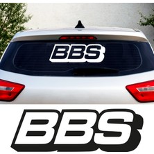 Stickir Bbs Sticker, Bbs Oto Sticker, Kelebek Cam Sticker 10X3 cm