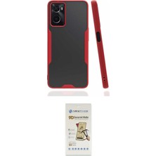 Teknoparkx Ieg™ Oppo A96 Kılıf Atlas Asil Serisi - Siyah Mat Seramik Nano Ekran Koruyucu Tknprk-Tkaks3