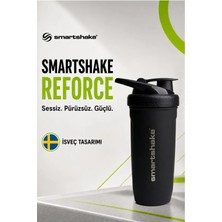 Smartshake Reforce Paslanmaz Çelik Serisi 900 ml Siyah Protein Shaker