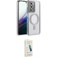 Teknoparkx Ieg™ Redmi 15 4g Kılıf Siluet Işık Serisi - Şeffaf Pasifik Cam Ekran Koruyucu Tknprk-Tkaks3