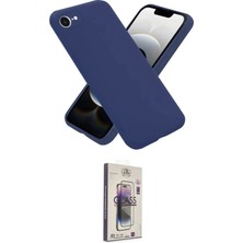 Teknoparkx Ieg™ Iphone 16E Kılıf Ahenk Serisi - Siyah Bilvis 3D Cam Ekran Koruyucu Tknprk-Tkaks3