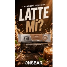 Onsbar Latte Aromalı Yüksek Protein Bar 45G x 16 Adet