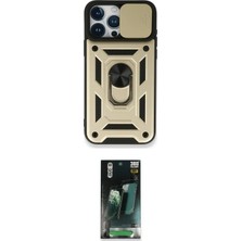 Teknoparkx Ieg™ Iphone 15 Pro Kılıf Ahenk Klasik - Siyah 360 Mat Full Body Arka Koruyucu Tknprk-Tkaks3