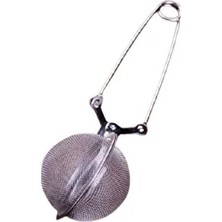 CATEKSSS **(3ADET)** Onton Ont-Szç-03 Bitki Çay Süzgeci Kapaklı Metal