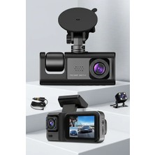 Teknoparkx 3 Kameralı Dashcam Araç Içi Kamera Ön Arka Iç Görüşlü Oto Kamera TKNPX-4342