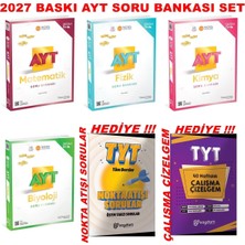 ÜçDörtBeş Yayınları 2027 Ayt Soru Bankası Matematik-Fizik-Kimya-Biyoloji Vdeo Çözümlü Set
