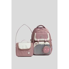 Veibag Cuppy Paw Ilkokul ve Ortaokul Okul Çantası Seti | Termal Beslenme Çantalı, Reflektörlü, Ortopedik Çanta