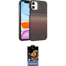 Teknoparkx Ieg™ Iphone 11 Kılıf Doruk Serisi - Siyah Buffer Hayalet Cam Ekran Koruyucu Tknprk-Tkaks3