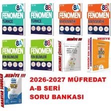 Fenomen Yayıncılık 2026-2027 Müfredat Lgs 8.sınıf A-B Seri Türkçe-Matematik-Fen Bilimleri Soru Bankası