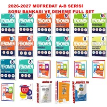 Fenomen Yayıncılık 2026-2027 Müfredat 8.sınıf Lgs A ve B Soru Bankası + Kkd Haftalık Deneme Seti
