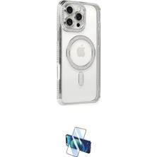 Teknoparkx Ieg™ Iphone 16 Pro Kılıf Zirve Doku Prime - Siyah 3D Antistatik Seramik Nano Ekran Koruyucu Tk