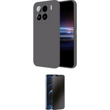 Teknoparkx Ieg™ Mi 15 Kılıf Ahenk Serisi - Siyah 3D Antistatik Hayalet Cam Ekran Koruyucu Tknprk-Tkaks3