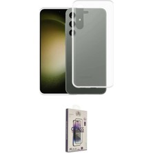 Teknoparkx Ieg™ Galaxy S24 Plus Kılıf Zirve Doku - Siyah Bilvis 3D Cam Ekran Koruyucu Tknprk-Tkaks3