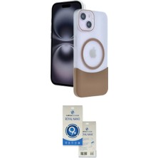 Teknoparkx Ieg™ Iphone 14 Kılıf Kozmos Form Özel Seri - Şeffaf Royal Nano Ekran Koruyucu Tknprk-Tkaks3