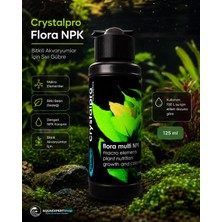 Crystalpro Flora Npk 125ML Makro Elementler Akvaryum Bitki Gübresi Npk - Bitkili Akvaryumlar Için Gübre Karışımı