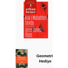 Kırmızı Kedi Yayınevi Aşk-I Muhabbet Sevda-Gece Gelen Ölüm + Geometri Hediye