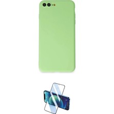 Teknoparkx Ieg™ Iphone 7 Plus Kılıf Kozmos Yansıma Özel Seri - Siyah 3D Antistatik Cam Ekran Koruyucu T