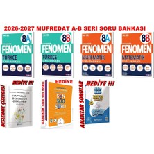 Fenomen Yayıncılık 2026-2027 Müfredat Lgs 8.sınıf Türkçe-Matematik A ve B Seri Soru Bankası