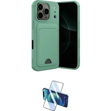 Teknoparkx Ieg™ Iphone 17 Pro Kılıf Vadi Çizgi Prime - Siyah 3D Antistatik Seramik Nano Ekran Koruyucu T
