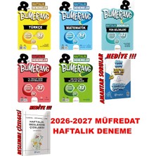 Günay Yayınları 8.sınıf Lgs 2026-2027 Müfredat Haftalık Deneme Full Set