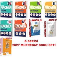 Fenomen Yayıncılık Lgs 8.sınıf 2027 Müfredat B Serisi Soru Bankası Set Fenomen