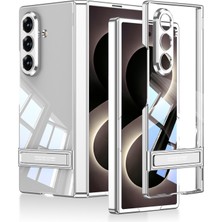 Teleplus Samsung Galaxy Z Fold 8 Ultra Kılıf Kamera Korumalı Şeffaf LEGO Standlı Kapak