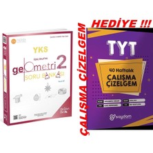 ÜçDörtBeş Yayınları 2027 Baskı Ayt 345 Geometri 2 Konu Anlatımlı Soru Bankası Video Çözümlü