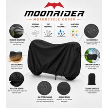 Moonrider Motosiklet Brandası Alt Lastikli Çantalı Motosiklet Çadırı Yüksek Kalite Su Almaz Motosiklet Branda