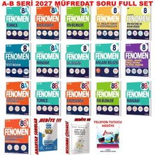 Fenomen Yayıncılık 8.sınıf Lgs 2027 Müfredat A-B Seri Soru Bankası Full Set